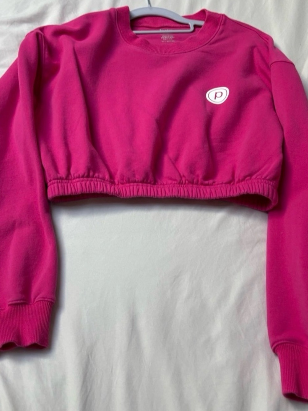Pure barre cropped sweatshirt